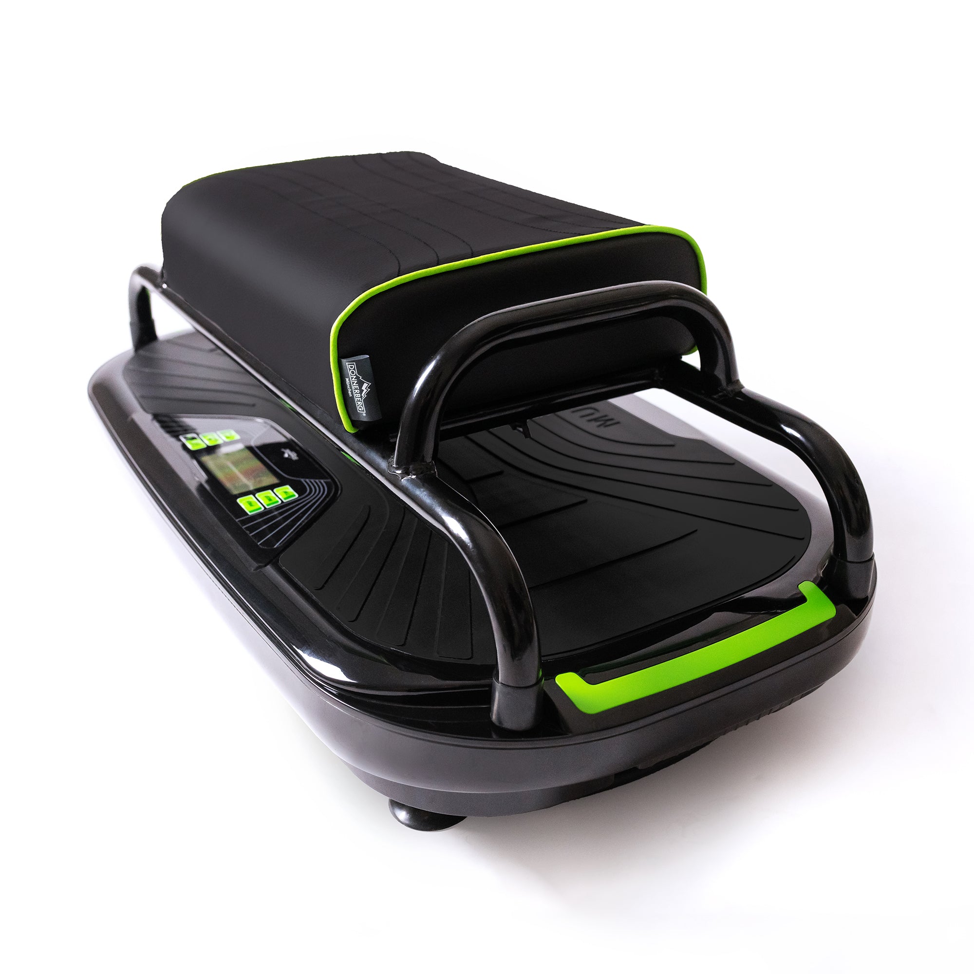 Vibration platform in black with exercise seat