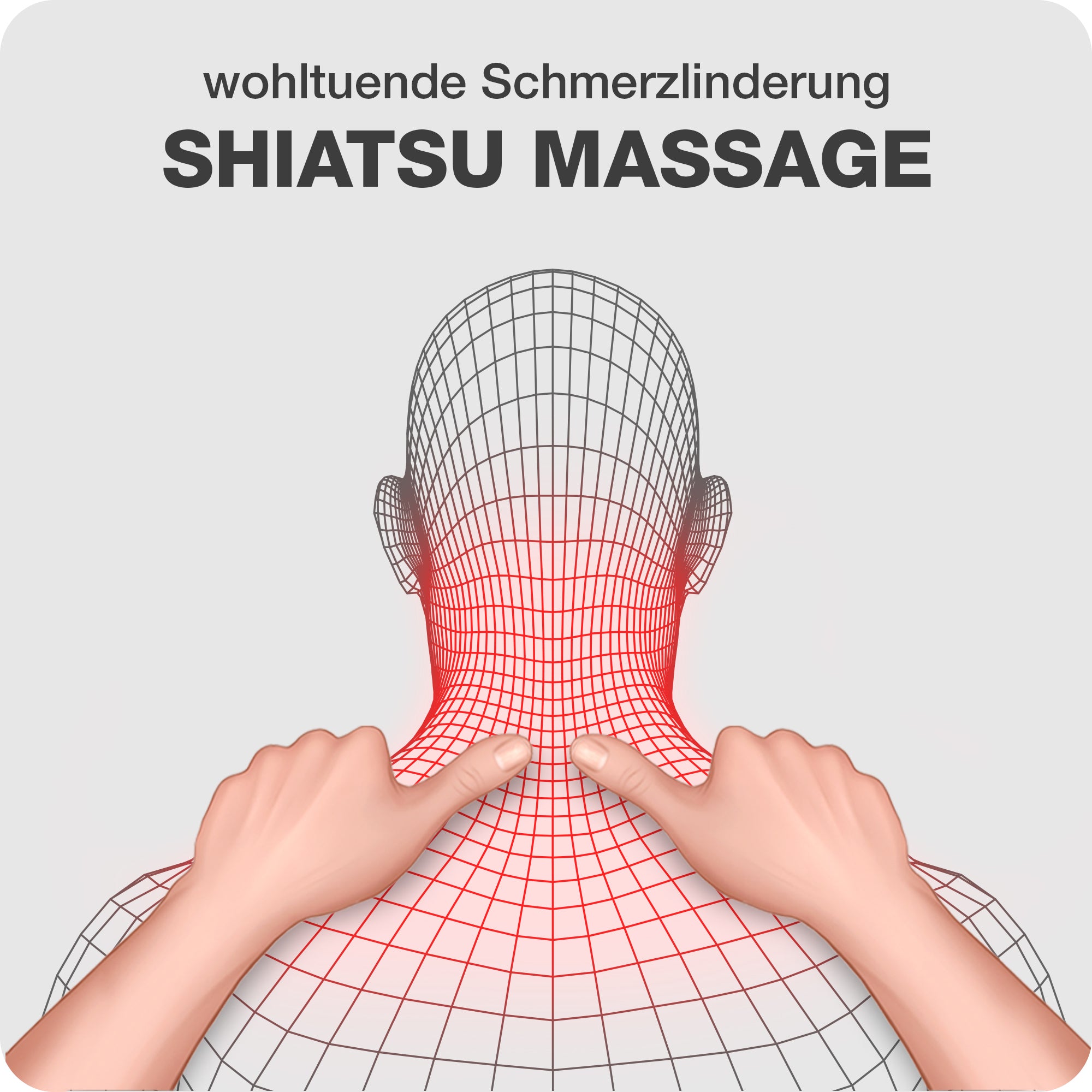 2 in 1 Premium Schwarz: Vibrationsmassage