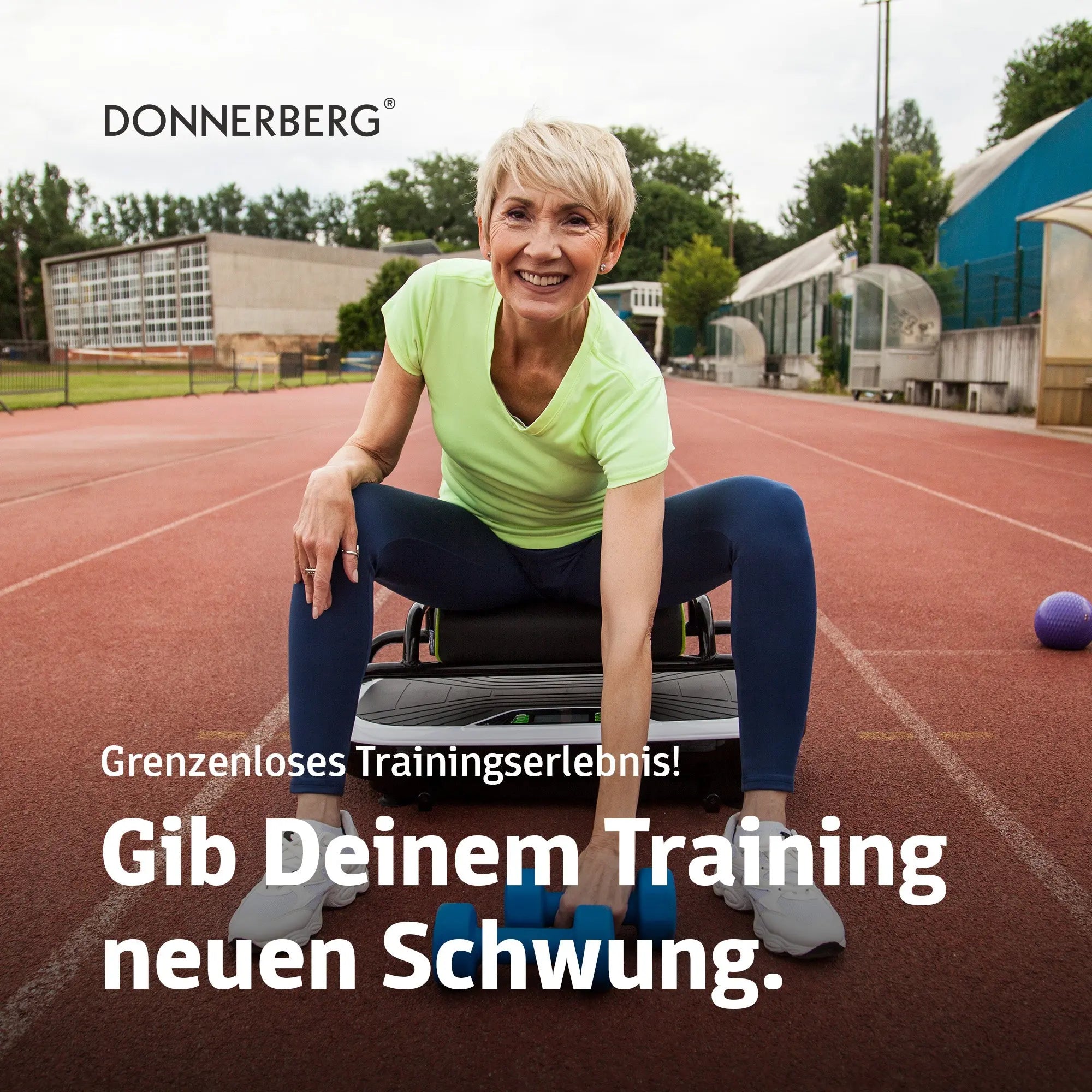 Vbration-plaatzitting. Grenzeloze trainingservaring