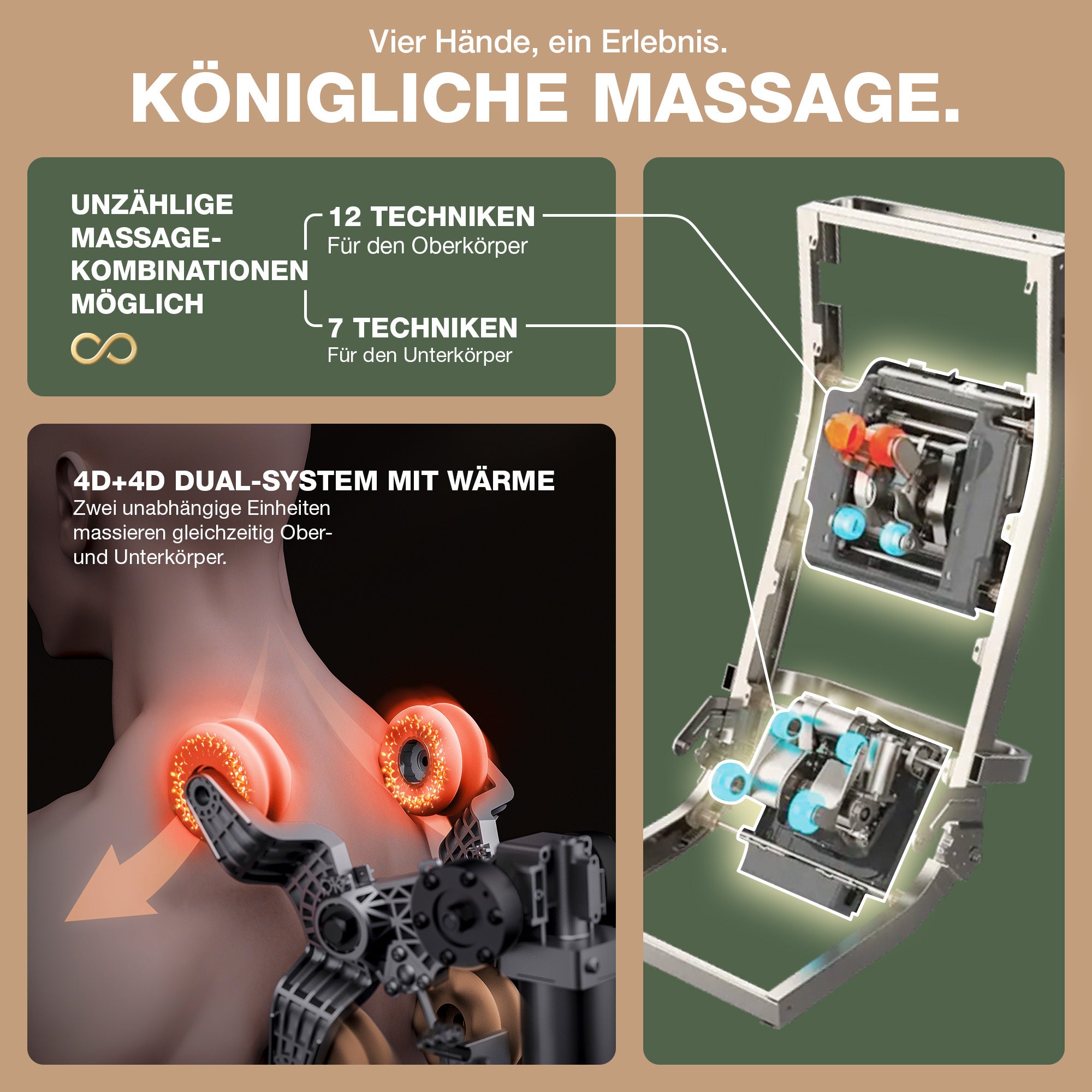 Donnerberg COMO – High-Tech Massagesessel für tiefgehende Erholung