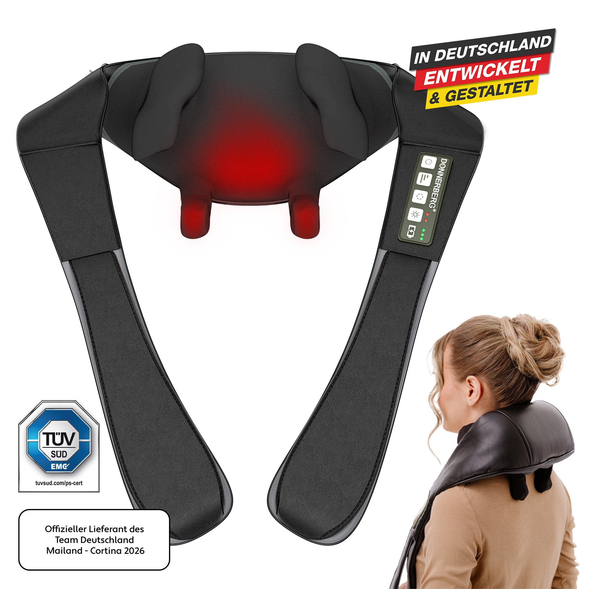 Proneck das Nackenmassagegerät speziell nur für den Nacken black