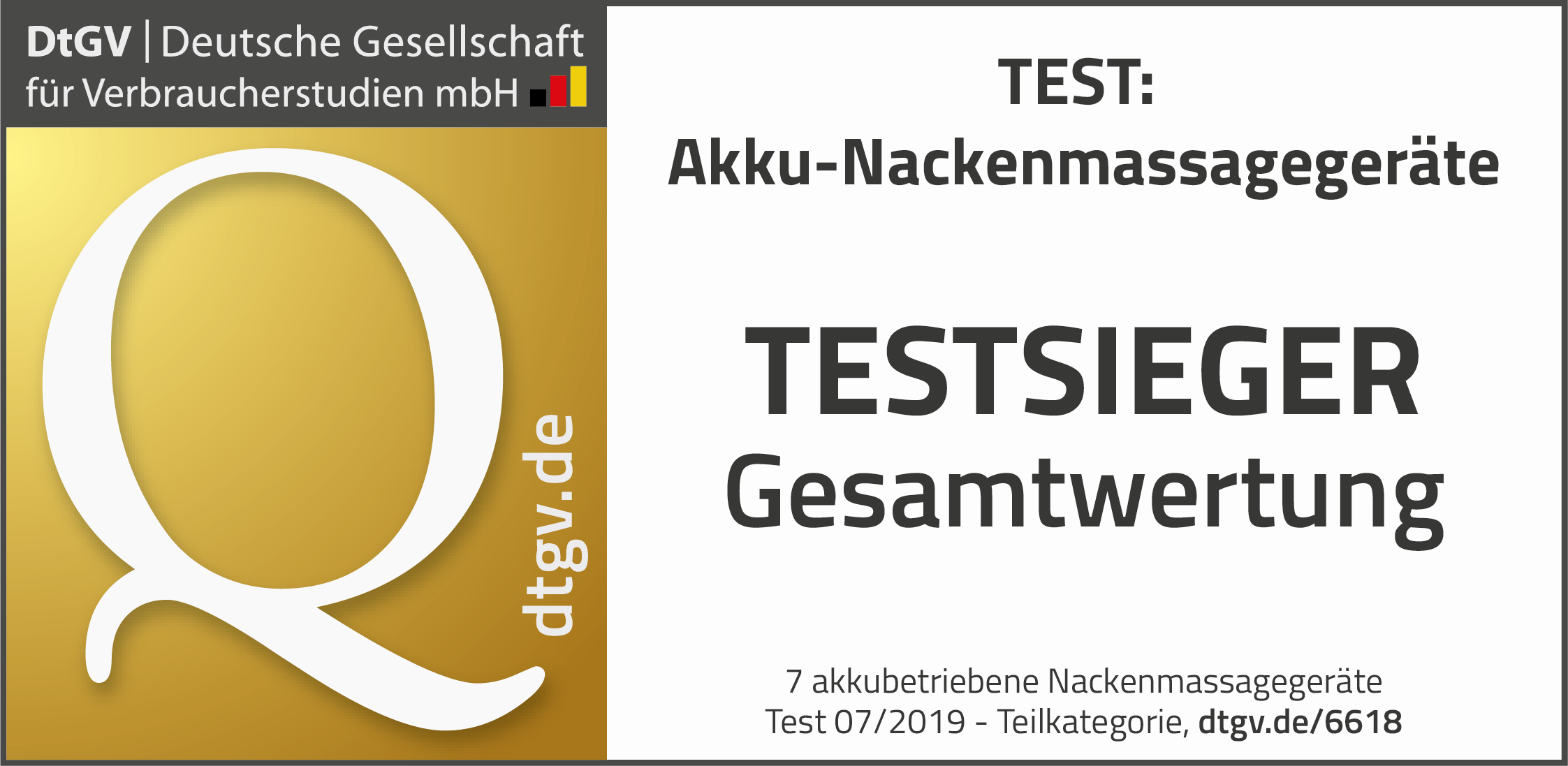 Testsieger quer Logo