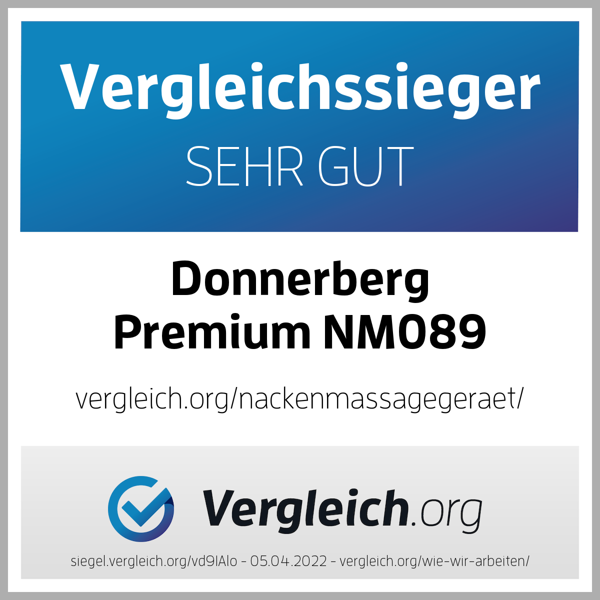 Vergleichssiegel Donnerberg premium