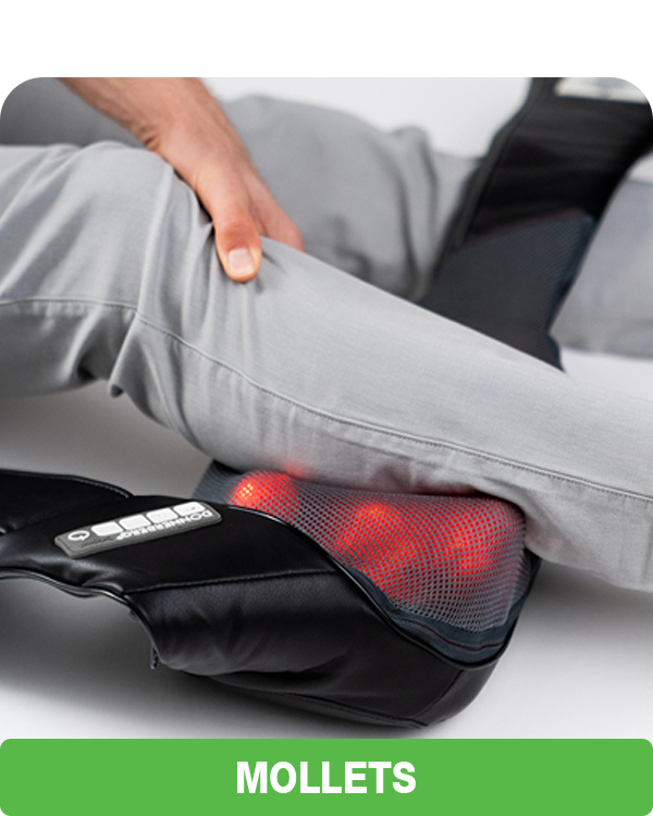 Massage sportif intense des cuisses et jambes