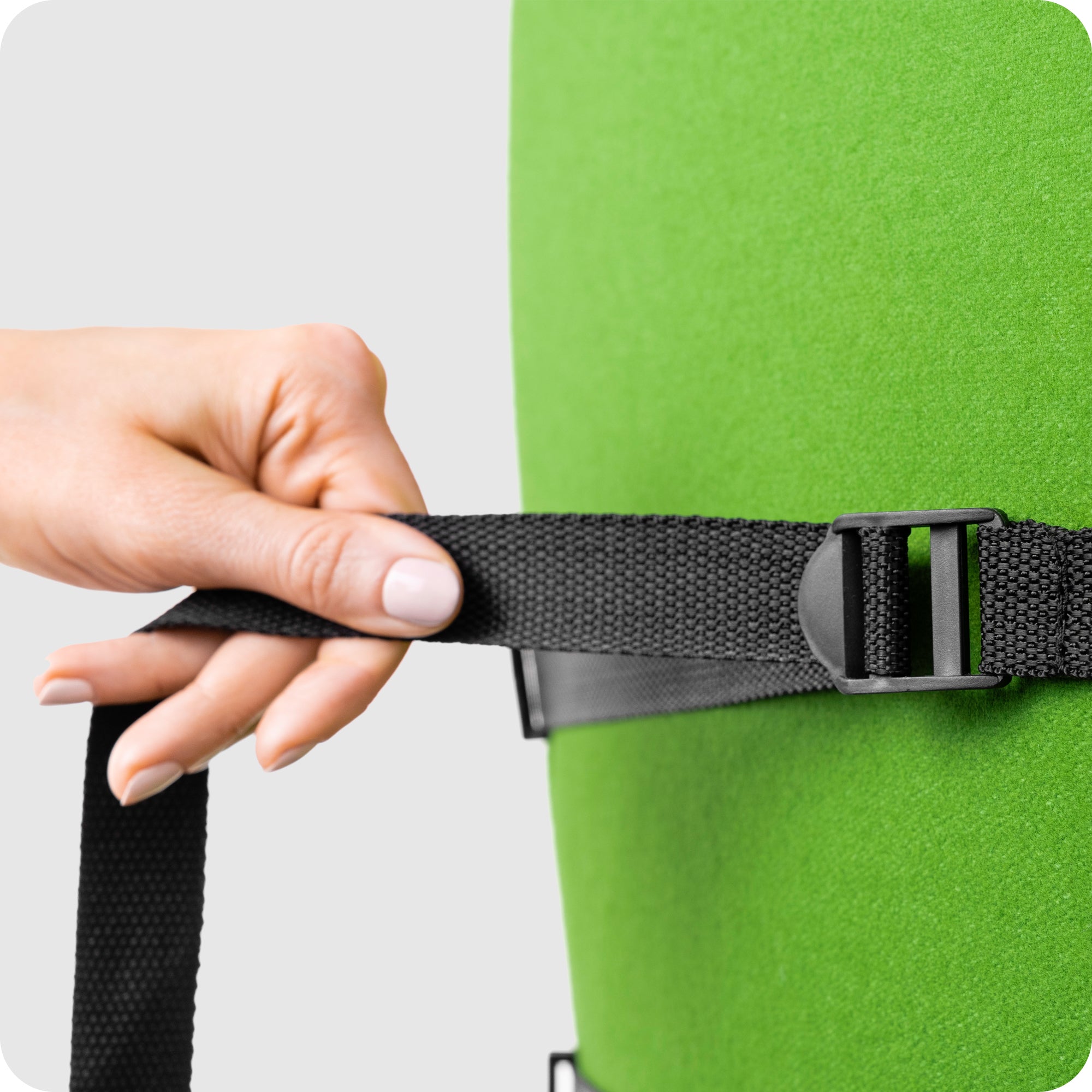 Donnerberg office chair back support with long durable straps