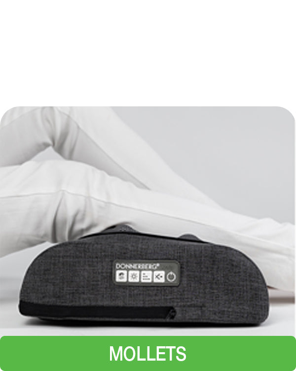 Se masser les mollets avec coussin massant Krafty