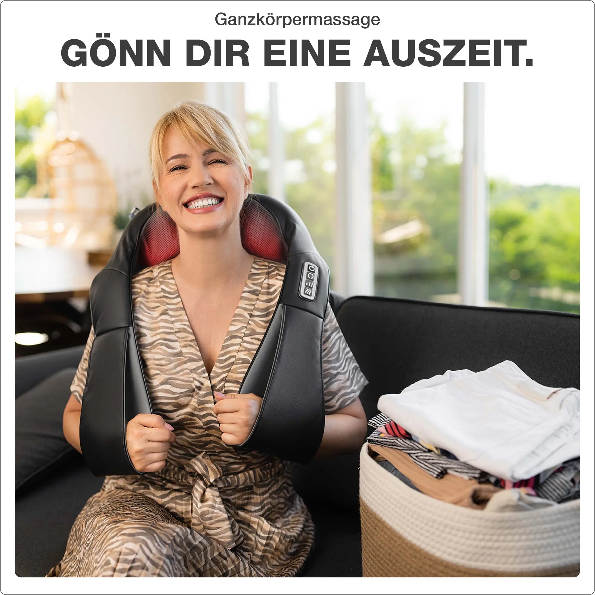 Massagegerät Basic: Ganzkörpermassage. Gönn Dir eine Pause,