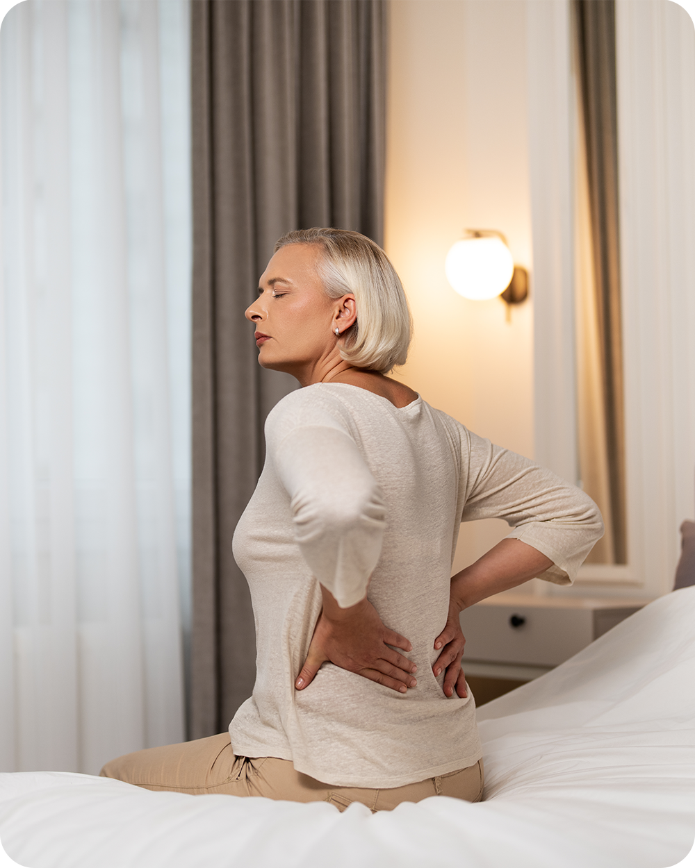 Linderung der Rückenschmerzen mit dem Klopfmassagegerät Klopfy