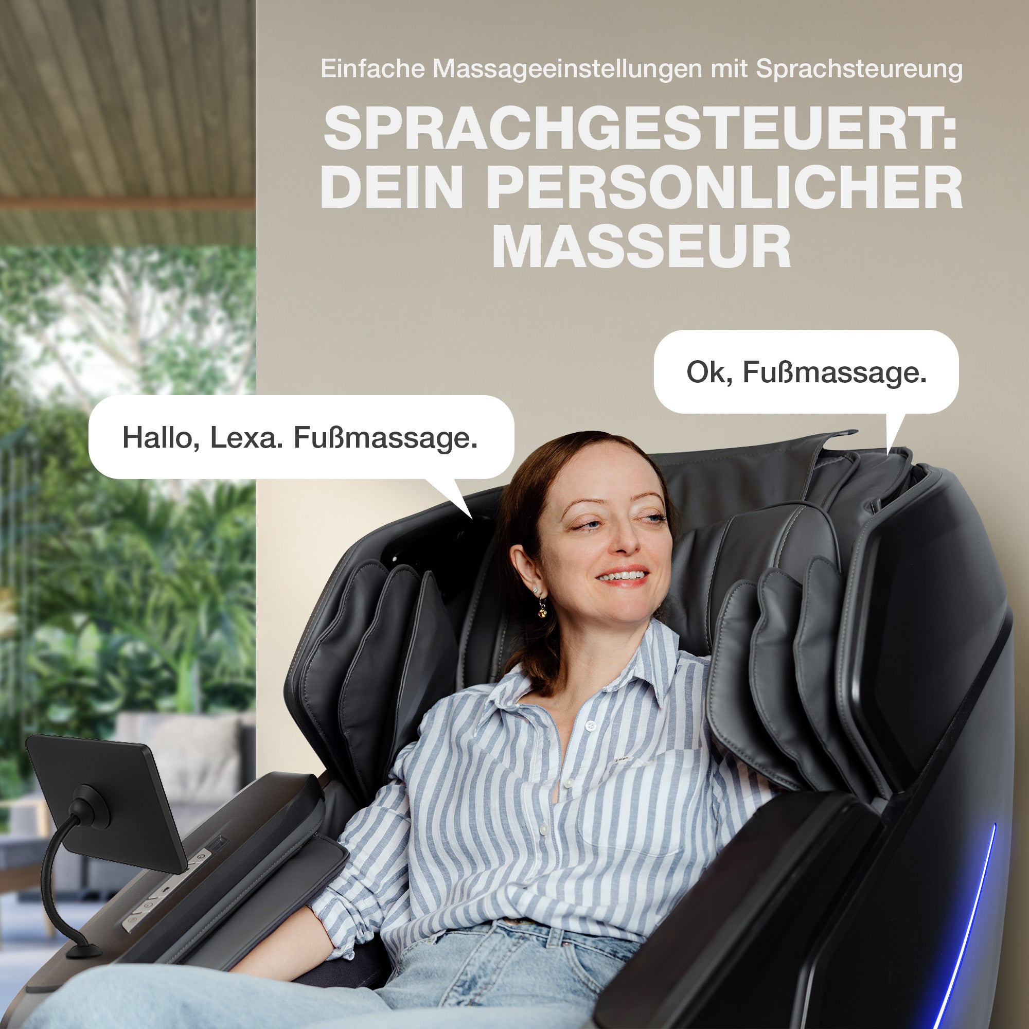 Fauteuil massant Lexa  LX-095 et LX-096
