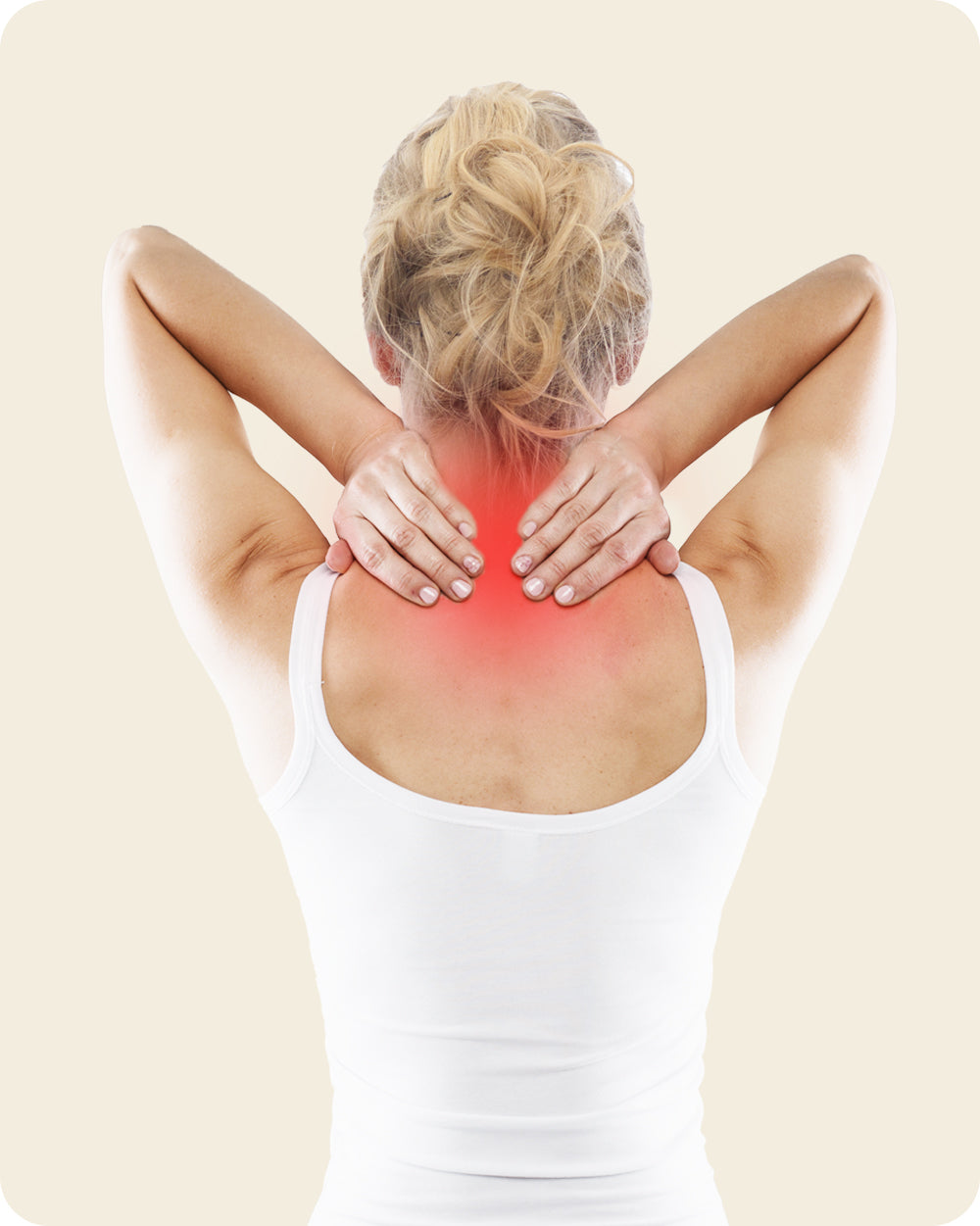 Linderung der Nackenschmerzen mit dem Basic Jade Massagegerät