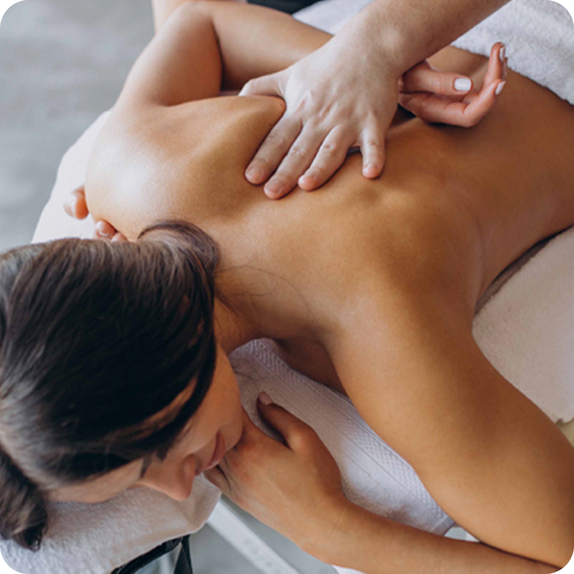 2 techniques de massage : massage shiatsu