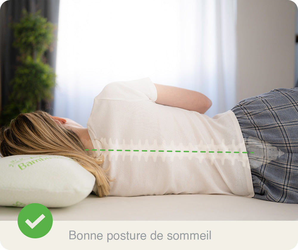  Oreiller cervical orthopédique de Donnerberg pour la bonne posture de sommeil