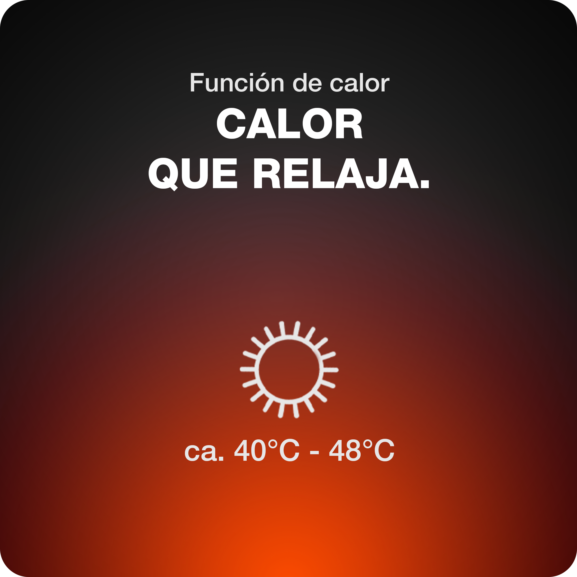 pistola de masaje con calor infrarrojo